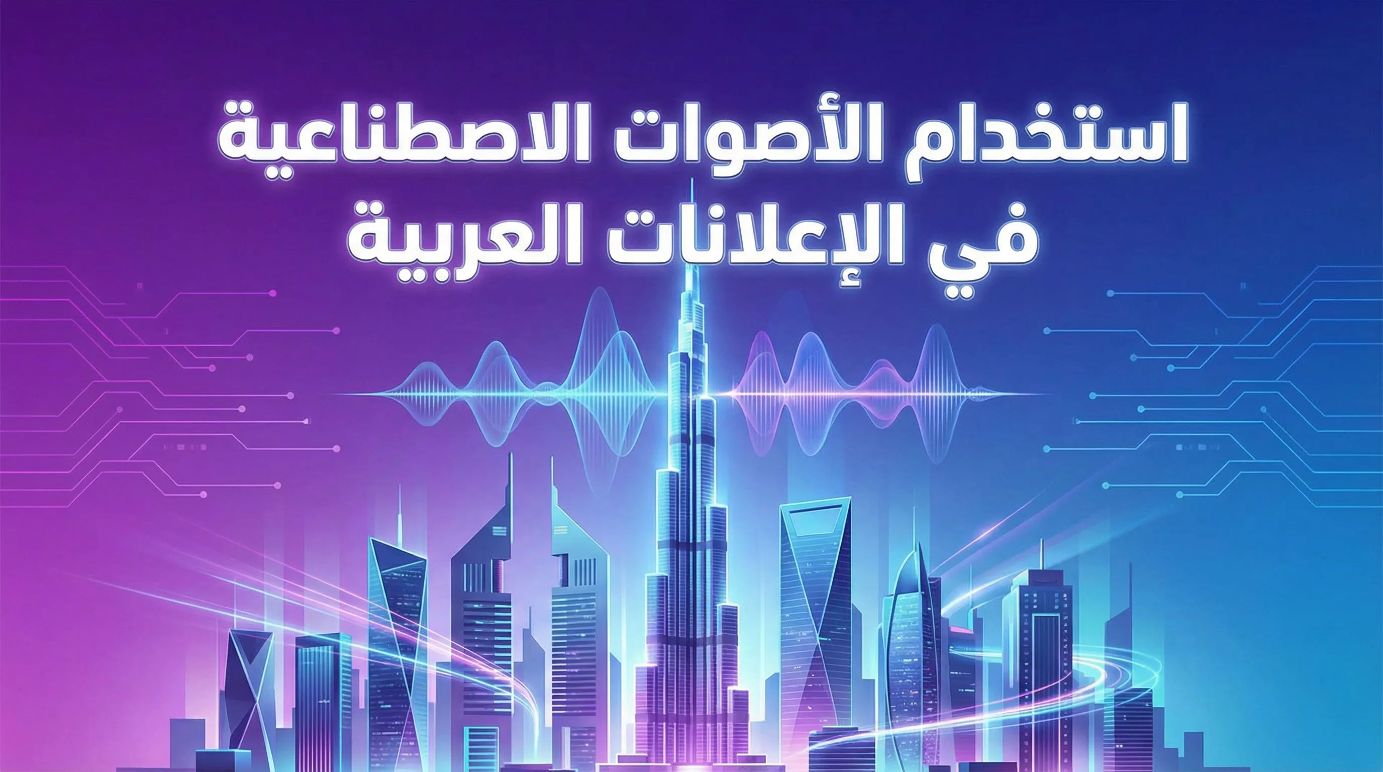 استخدام الأصوات الاصطناعية في الإعلانات العربية