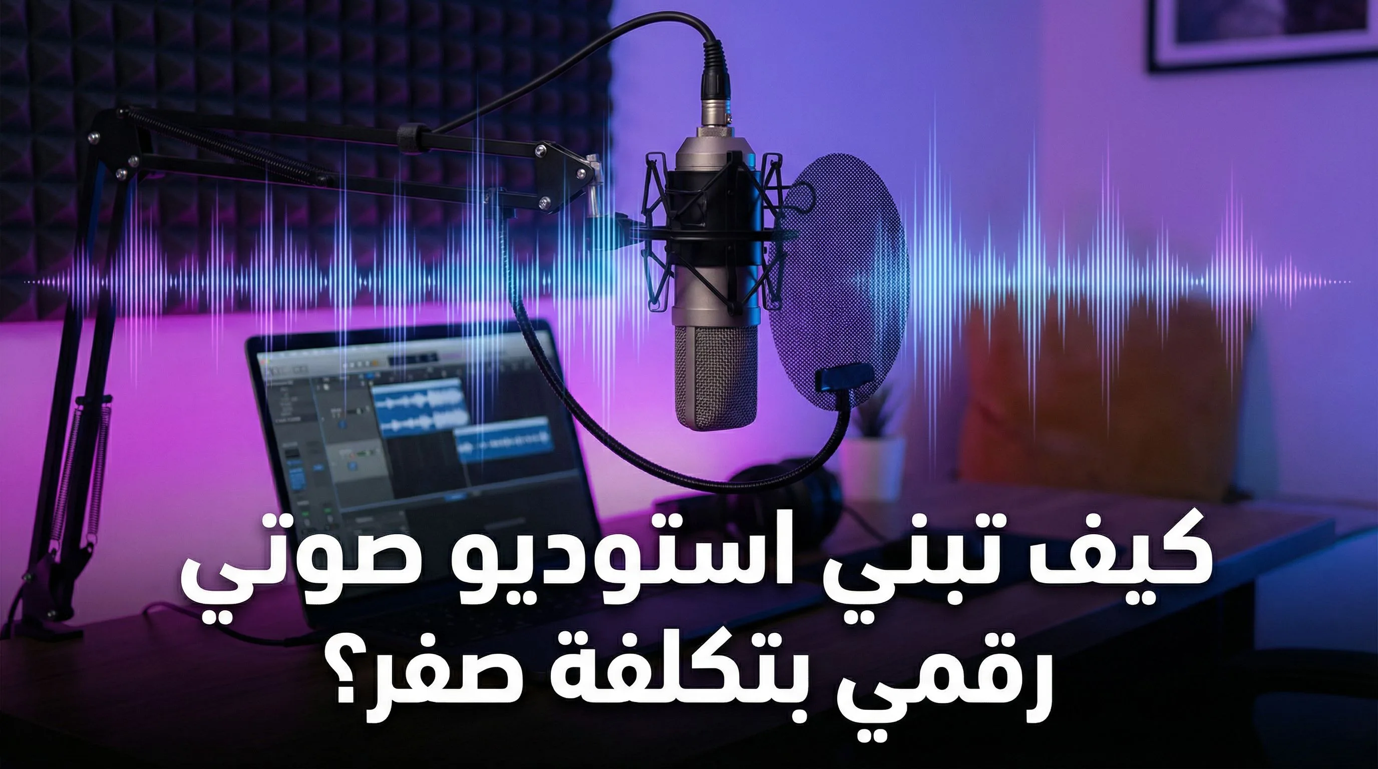 كيف تبني استوديو صوتي رقمي بتكلفة صفر؟